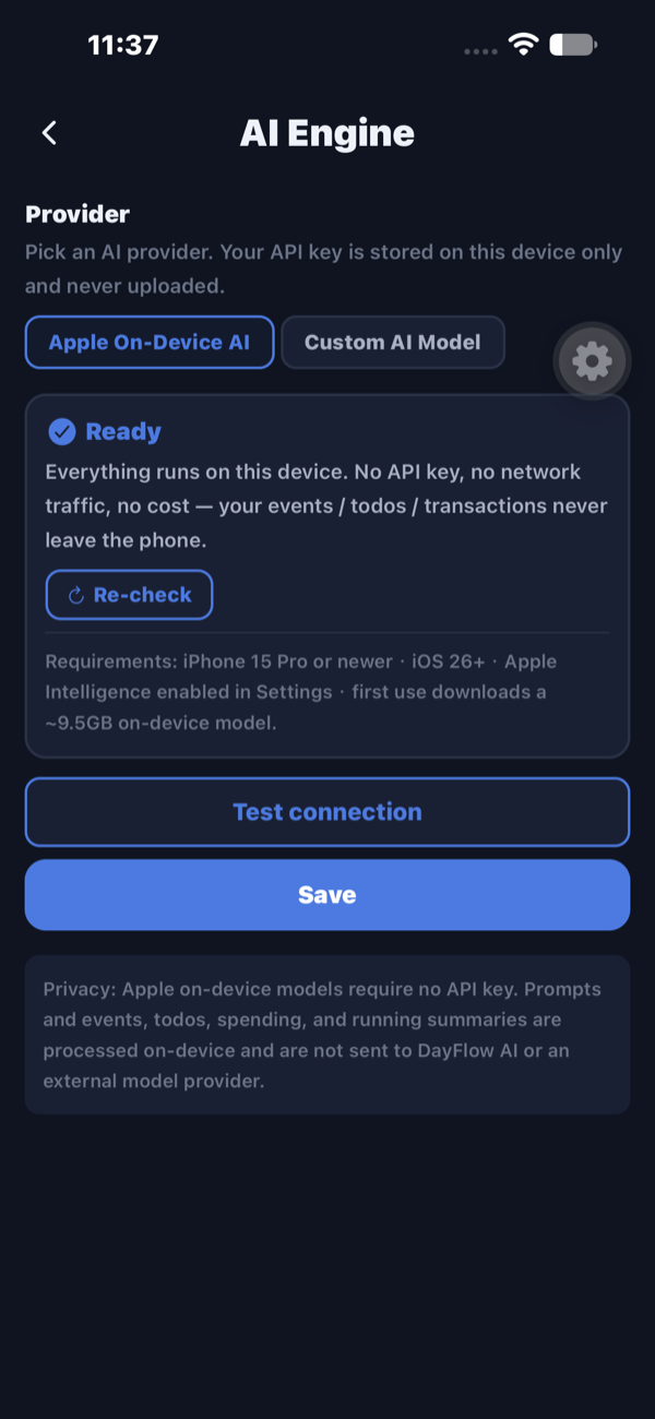 AI 模型配置